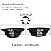 13 Pieces Filter Ring Adapter Set, Camera Lens Filter Metal Stepping Rings Kit (Includes 7+6 pcs Step Up Ring Se) Black