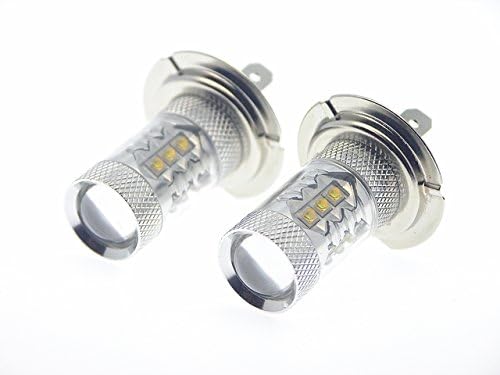 TMT LEDs (TM) 2 x LED bulbs Car H7 80 W Osram 1000 LUMENES Fog High Power White