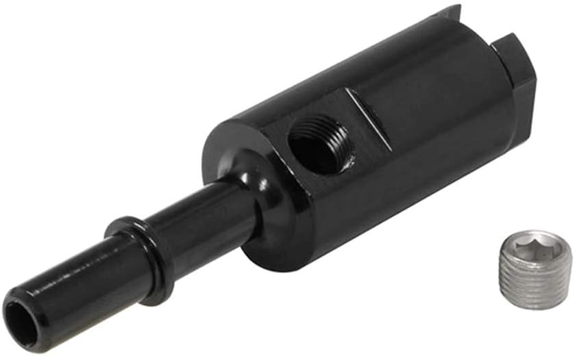 GlowShift 3/8" Quick-Connect EFI Fuel Line Fuel Pressure Sensor Adapter Compatible with Ford Mustang 5.0L 2011+