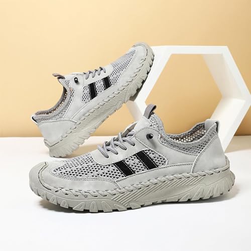 Zenfaze Orthopedic Shoes for Men, Solid Arch Support, Slip On Orthopedic Hiking Shoes, Non Slip Breathable Mesh3