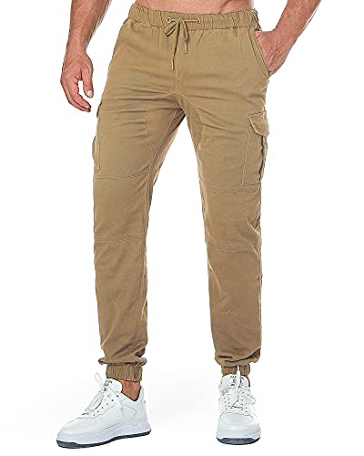 Pantalon cargo sport jogging homme décontracté activewear long élastique - 2