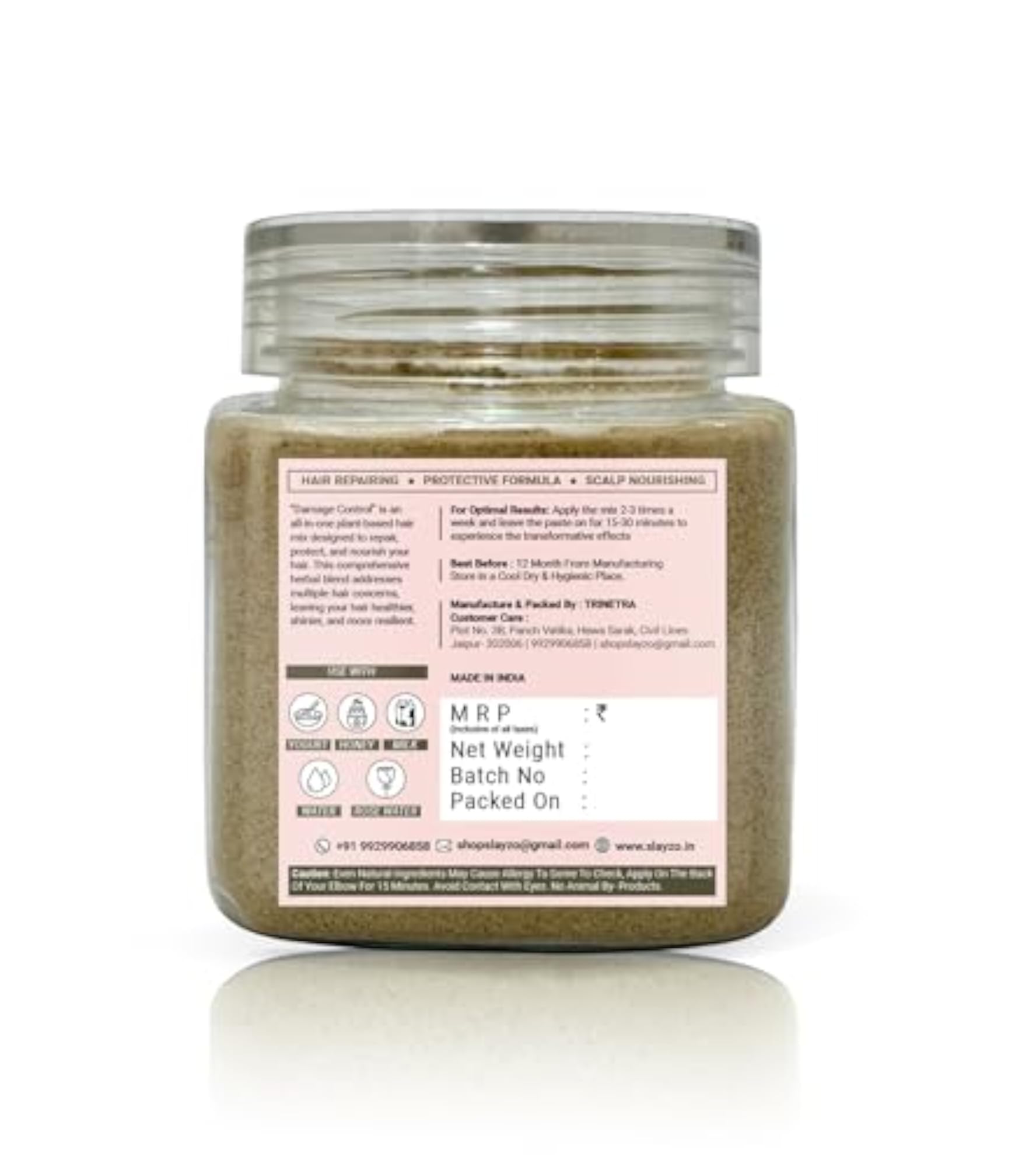 Damage Control Hair Mask Powder - 100g