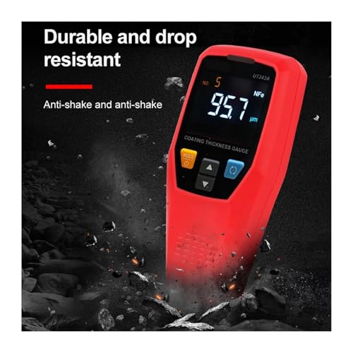 Medidor de espesor digital, calibrador de espesor de pintura, herramienta de medición automotriz 0-1750um miniatura 3
