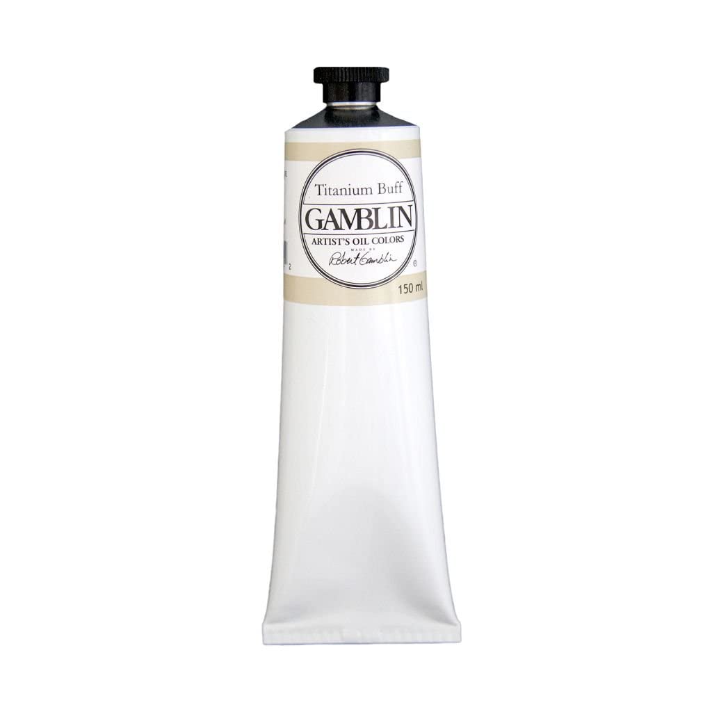 Gamblin : Artist Oil Colour 150ml : Titanium Buff