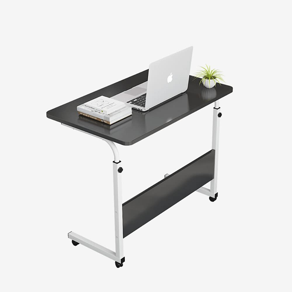 shopurb Computer Student Laptop Desk Height Adjustable Wooden Laptop Table Computer Standing Desk with Wheels (Black, 80 CM X 40 CM) (B0CZT5BMY5) Amazon Price History, Amazon Price Tracker