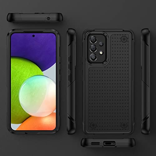 Adequado para capa de celular antiderrapante militar Samsung Galaxy A52s 5G, quatro cantos da capa p