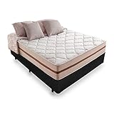 Cama Box Casal + Colchão De Molas Ensacadas - Anjos - Classic 22x188x138cm