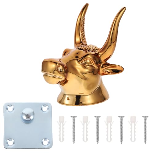 DEARMAMY Crochet Mural Guitare Doré Support Mural Ukulélé Stable et Facile à Installer Patère Murale Élégante pour Rangement Sécurisé des Instruments