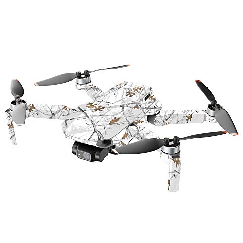 Image of MightySkins Compatible with DJI Mini 2 Portable Drone - Conceal Snow | Protective, Durable, and Unique Vinyl Decal wrap Cover | Easy to Apply, Remove, and Change Styles | Made in The USA