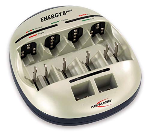 Ansmann Energy 8 Plus Charger and maxE AAA NiMH Battery Kit