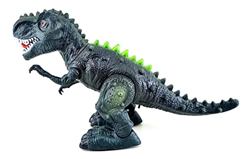 Dinossauro de Brinquedo Tiranossauro Rex Movimento luz e Som (Verde)