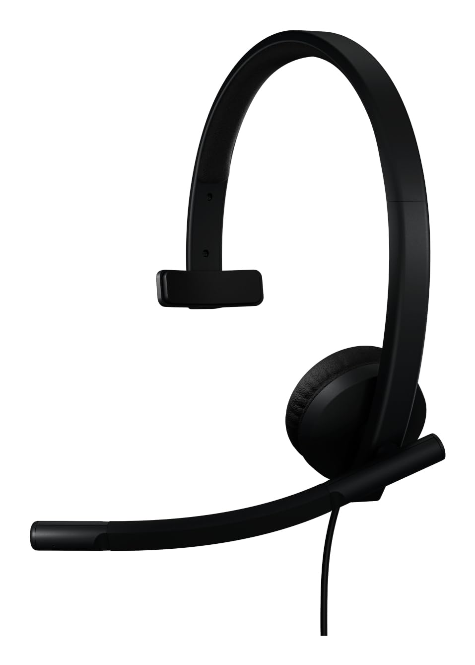 Logitech H570e, zestaw słuchawkowy USB z mikrofonem do komputerów PC i Mac, przewodowy zestaw słuchawkowy USB-C z monofonicznym dźwiękiem, mikrofonami przeciwzakłóceniowymi i wbudowanymi elementami