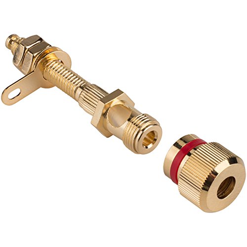Dayton Audio BPA-38G HD Binding Post Pair Gold (2 Pack)