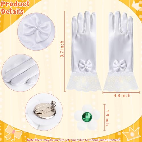 Set de 5 Piezas Disfraz de Princesa y Accesorios para Niñas miniatura 4