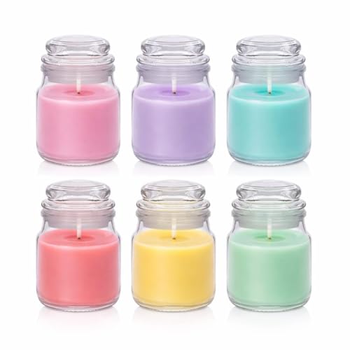 Image of Sharma Enterprises Glass Jar Set 100ml (6 Pcs) || Airtight Kitchen Storage Jars for Masala, Salt, Chilli, Jeera, Jam, Honey, Ghee, Herbs, Spices || Perfect Containers for Home & Gifting
