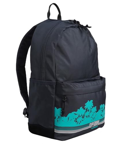 Superdry Mens Vintage Graphic Montana Backpack Eclipse Navy/Ecru, Y9110157A
