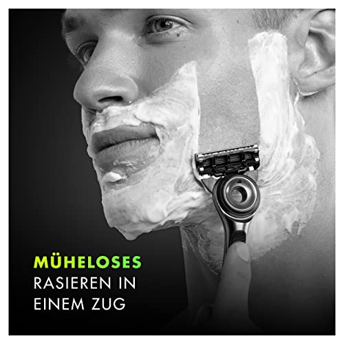 Gillette Labs Nassrasierer Herren, Rasierer mit Reinigungs-Element + Reise-Etui zur Aufbewahrung für unterwegs + 5 Rasierklingen, Premium-Magnetdock - Image 3