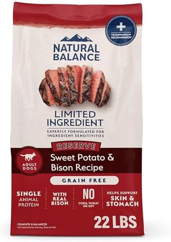 Natural Balance Limited Ingredient Adult Grain-Free Dry Dog Food,...