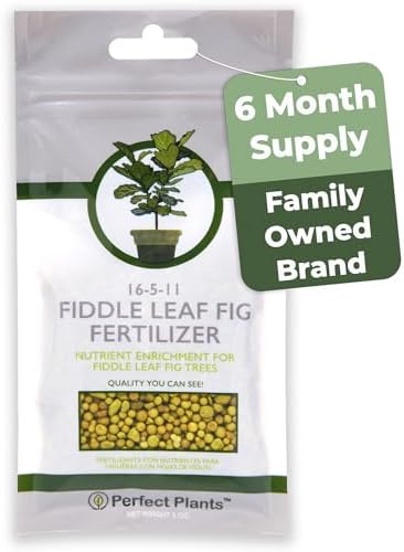 Perfect Plants Fiddle Leaf Fig Fertilizer, 5 oz, Slow Release Pellets