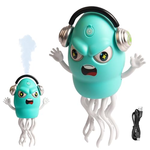 Calamar Bailarín - Pulpo Reptador Evita Obstáculos | Juguete Musical con Luz Recargable para Bebés Niños Cumpleaños Navidad Juego Gateo Baile