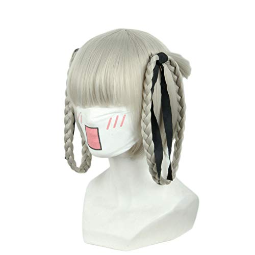 Miniatura 2 de Cosplay Wig Anime Kakegurui Compulsive Gambler Momobami Kirari Cosplay Wig Women Synthetic Hair Halloween Party Role Play Costume Wigs