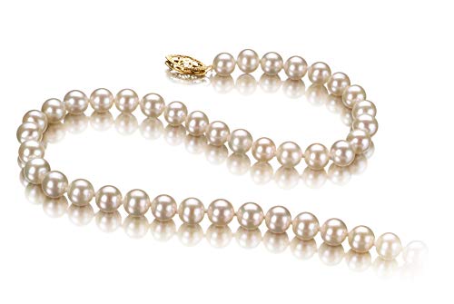 White 5.5-6mm AAA Quality Freshwater Cultured Pearl Necklace for Women3