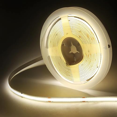 Tira Led COB USB 5V 300 LEDs Flexible 1M Amarillo miniatura 4