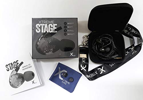 Xtreme Stage - Preto Translúcido - Fone de Ouvido In Ear