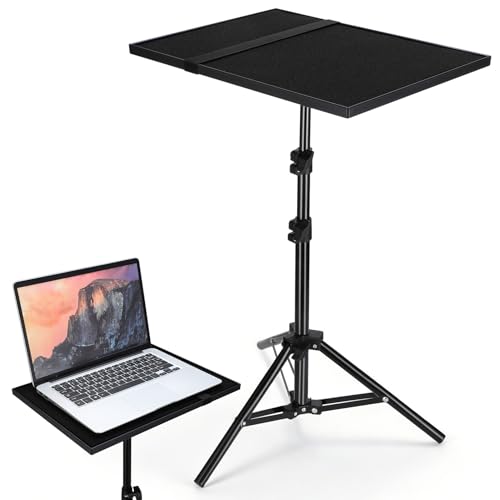 Veemoon Soporte de Mesa para Proyector Trípode Resistente y Bandeja Ajustable T20 de Plástico Compatible