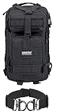 Seibertron Backpack 27L Black and Luggage Strap Black