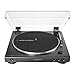 Audio-Technica AT-LP60X-BK Turntable Bundle with Z323 Satellite Speaker System and Vinyl Brush Cleaner (3 Items)