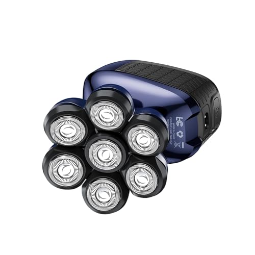 Wyklaus Bald Men: Rechargeable 5-in-1 Shaver Kit for Head, Face and Body
