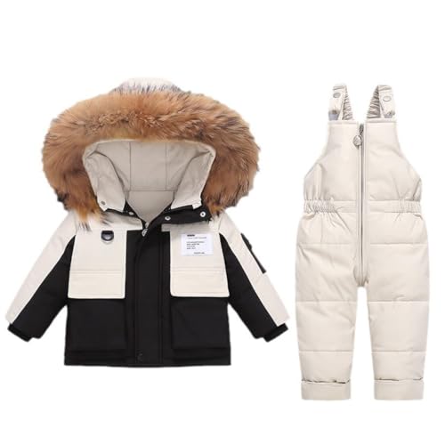 Combinaison de ski garçon fille vêtement d'hiver chaud doudoune et pantalon de neige bébé