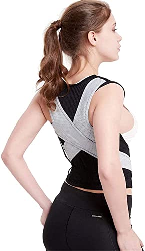 Correcteur de posture réglable noir XX pour hommes et femmes