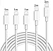 Produktbild Everdigi Kabel Phone Zertifiziert MFI 5 Stück (3 x 1 m, 1 x 2 m, 1 x 3 m) Nylon geflochten für iPhone 11/X/XR/XS/XS Max/ 8/8 plus/7/7 Plus/ 6/6 plus/5/Pad-Bianco