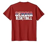 Serbia Baloncesto Fans Jersey orgullosos partidarios del deporte serbio Camiseta