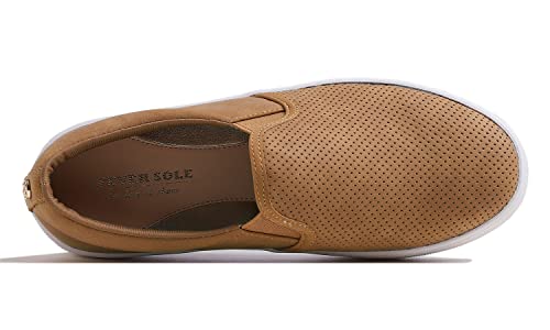 FEVERSOLE Women's Casual Slip On Sneaker Comfort Walking Loafer Flats3