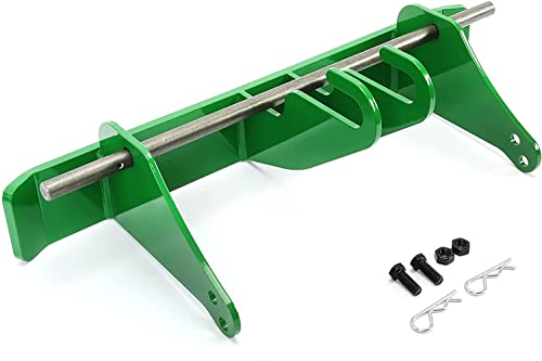 Hecasa Rear Weight Bracket Compatible With John Deere 316/318/322/332/420/430 Counterweight Steel Green Rear Weight Bar #TOP5