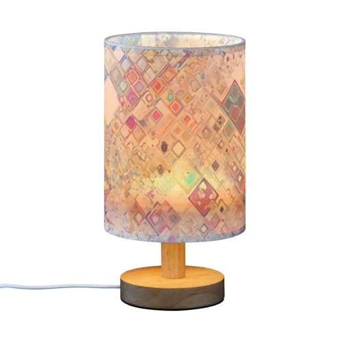 Lámpara de mesa de noche con diseño Abstract Art miniatura 2