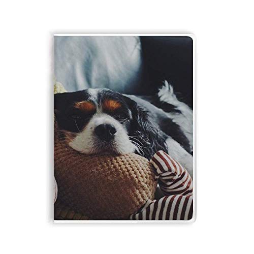Carnet de notes chien paresseux couverture souple pour bureau et bureau à la maison