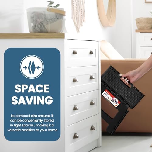 ACSTEP 9 inch Step Stool Dot Black