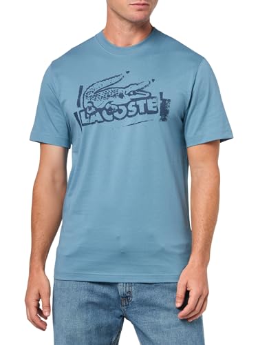 Lacoste Men's Classic Fit Stamp Graphic T-Shirt