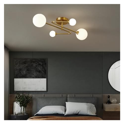 Luminaire décoratif de plafond LED haut de gamme en verre opaque