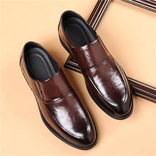 Mens Orthopedic Slip On Dress Shoes Brogue Loafers Business Formal Casual Comfortable Supportive Footwear4