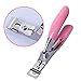 False Nail Clipper Acrylic Nail Tips Cutter, Professional Stainless Steel Nails Clipper Nail Art Kit Nail Catcher Trimmer Manicure Tool for Artificial Gel Acrylic Nail