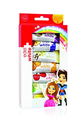 Edel White 7 Fruchtli 7 Frutti Per 7 Giorni Dentifricio Bambino 7 Pezzi da 9.a m