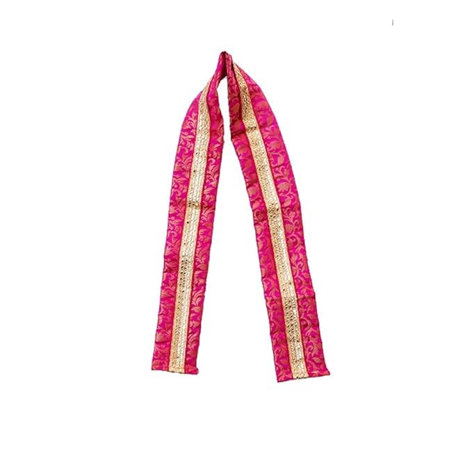 Image of Krishna Dress for Baby Boy Kids(Dhoti,Patka,Mukut,Morpankh,Bansuri,Kamarband,Bajuband,Kundal) Little Krishna Ji Kanha Janmasthmi Costume
