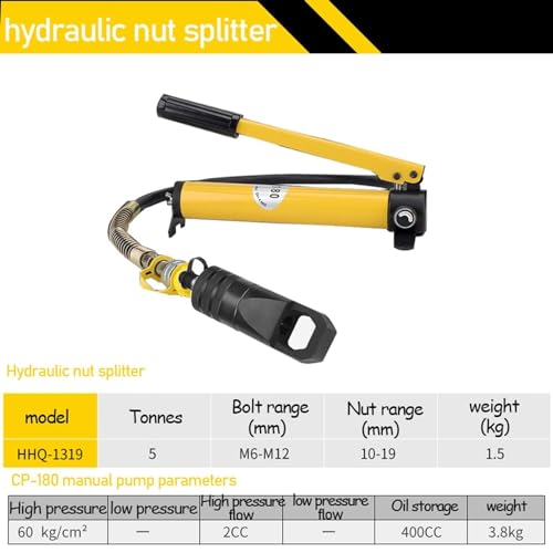 Casse-écrou hydraulique M6-M16 avec pompe manuelle intégrée