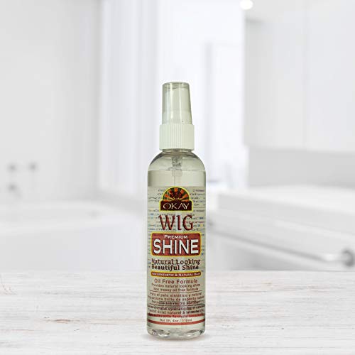 OKAY WIG SHINE OIL FREE FORMULA 4oz/118ml - Image 3