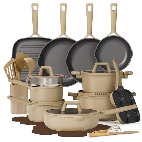 CAROTE 31-Piece Granite Cookware Set